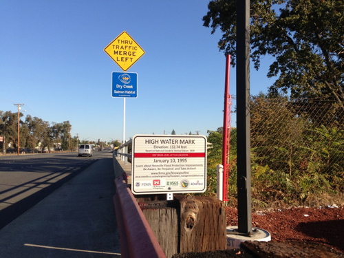 RiversideHighWaterMarkSign